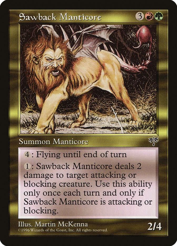 Sawback Manticore (281) [Mirage]