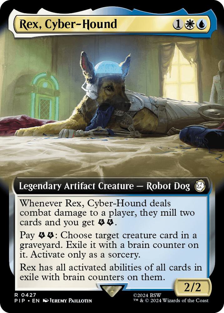 Rex, Cyber-Hound (Extended Art) (427) [Fallout] [Extended Art]