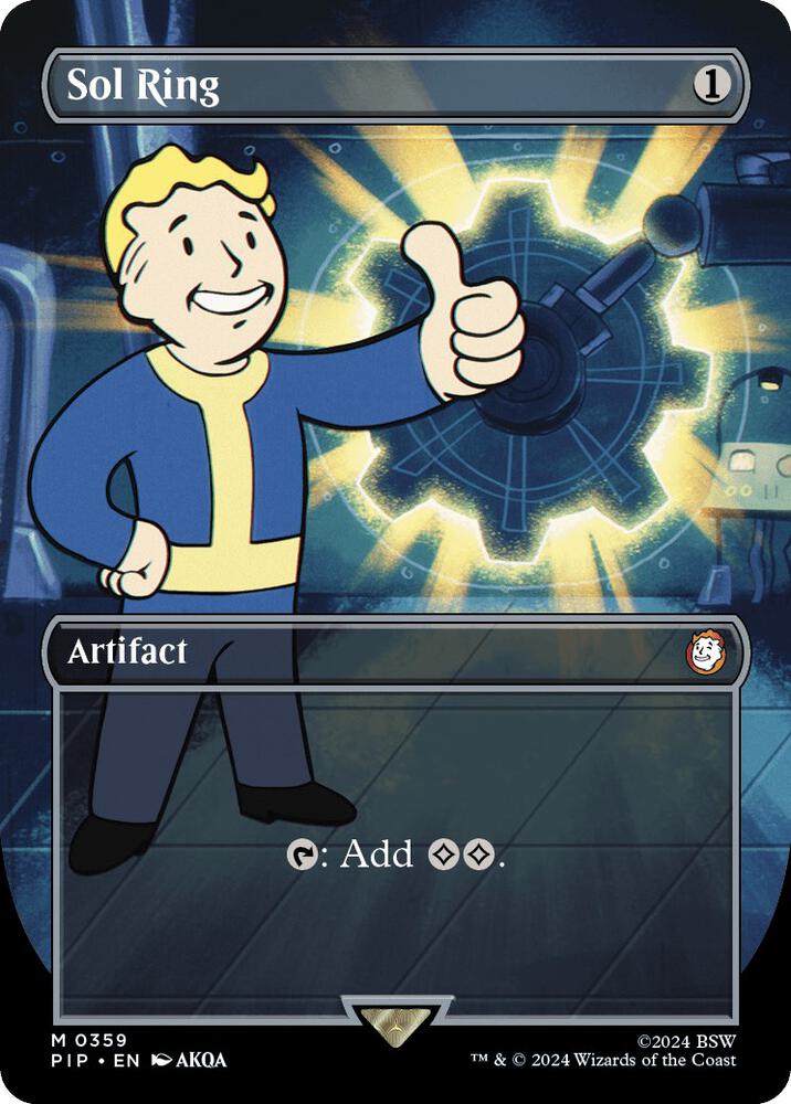 Sol Ring (Borderless) (359) [Fallout] [Borderless]