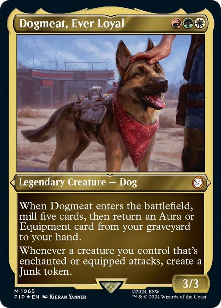 Dogmeat, Ever Loyal (Display Commander) - Thick Stock (1065) [Fallout]