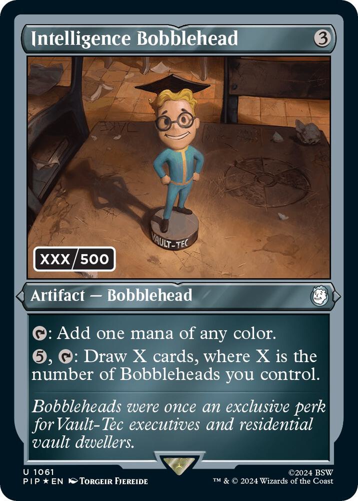 Intelligence Bobblehead (Serial Numbered) (1061) [Fallout]