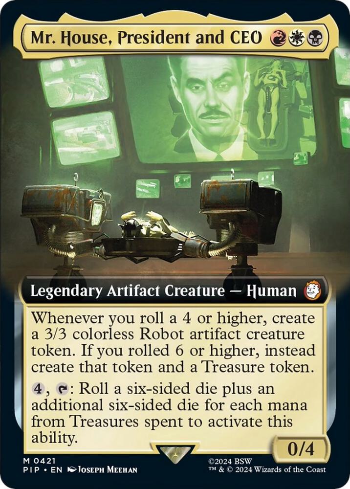 Mr. House, President and CEO (Extended Art) (421) [Fallout] [Extended Art]