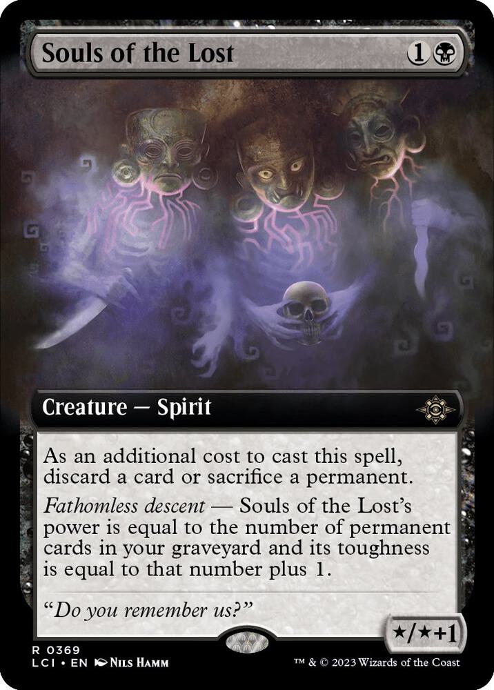 Souls of the Lost (Extended Art) (369) [The Lost Caverns of Ixalan] [Extended Art]