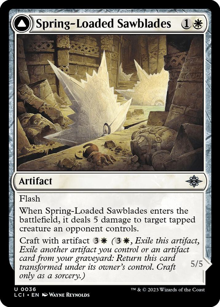 Spring-Loaded Sawblades (36) [The Lost Caverns of Ixalan]