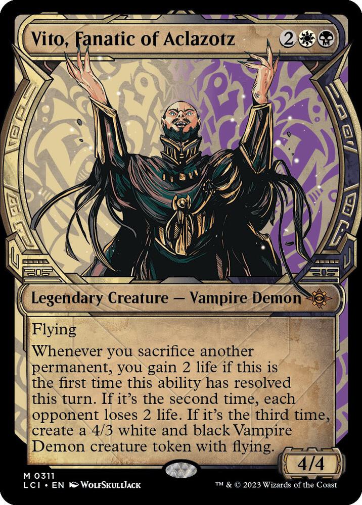 Vito, Fanatic of Aclazotz (Showcase) (311) [The Lost Caverns of Ixalan] [Showcase]