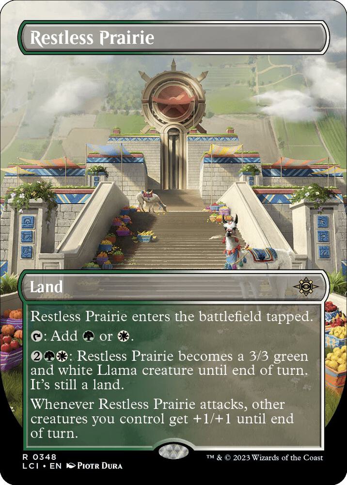 Restless Prairie (Borderless) (348) [The Lost Caverns of Ixalan] [Borderless]
