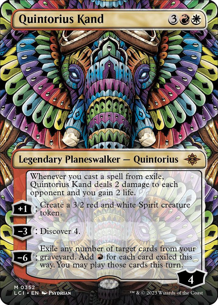 Quintorius Kand (0352) (Borderless) [The Lost Caverns of Ixalan] [Borderless]