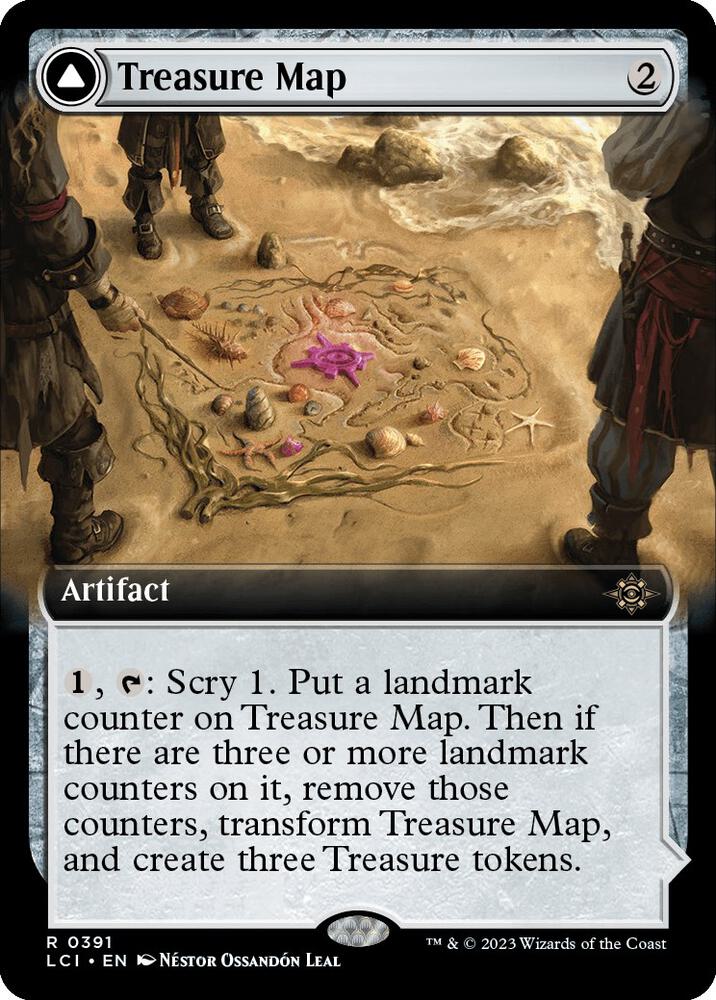 Treasure Map (Extended Art) (391) [The Lost Caverns of Ixalan] [Extended Art]
