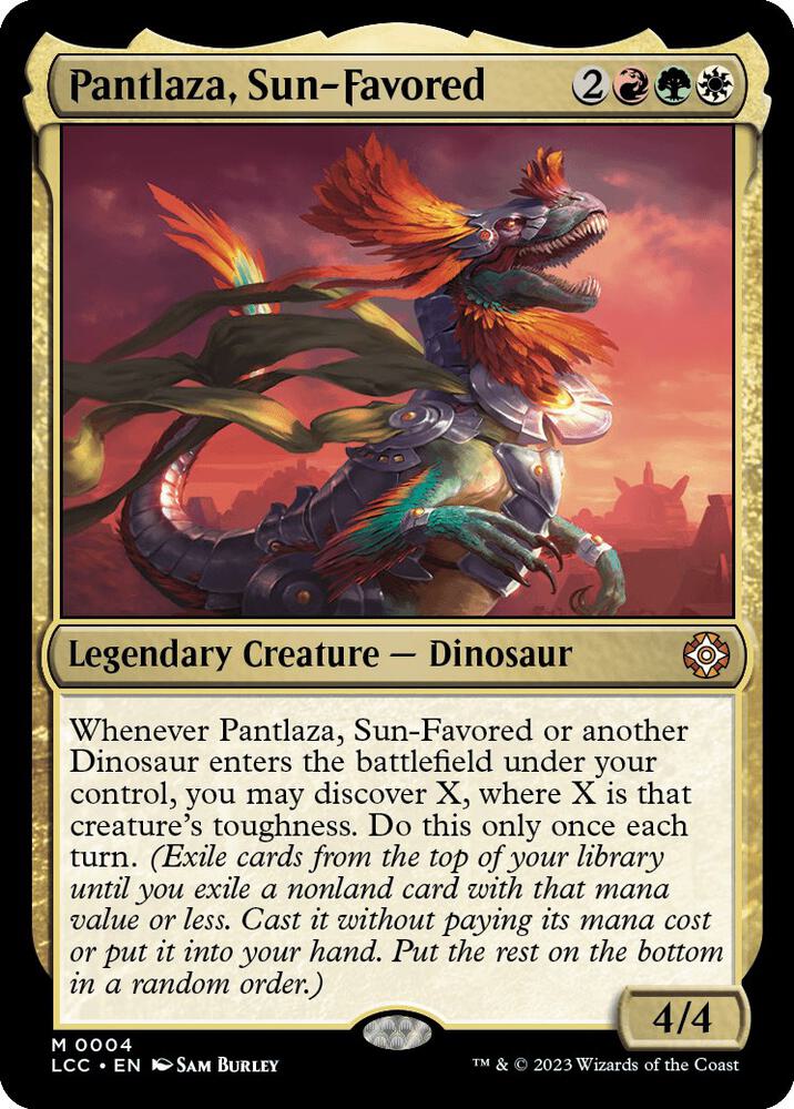 Pantlaza, Sun-Favored (4) [The Lost Caverns of Ixalan Commander]