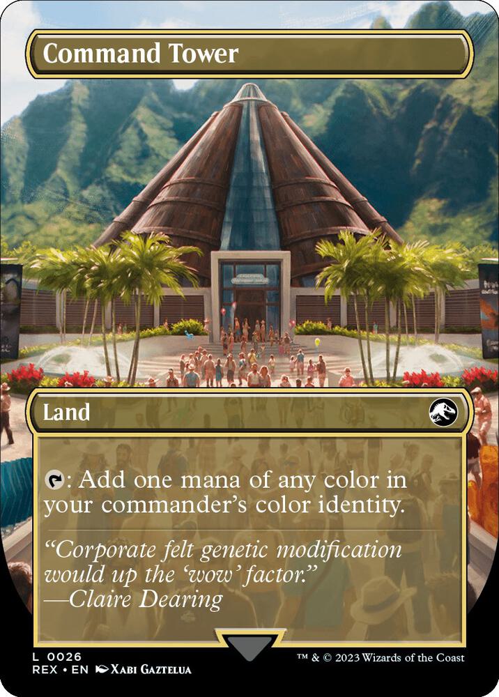 Command Tower (Borderless) (26) [Jurassic World Collection] [Borderless]