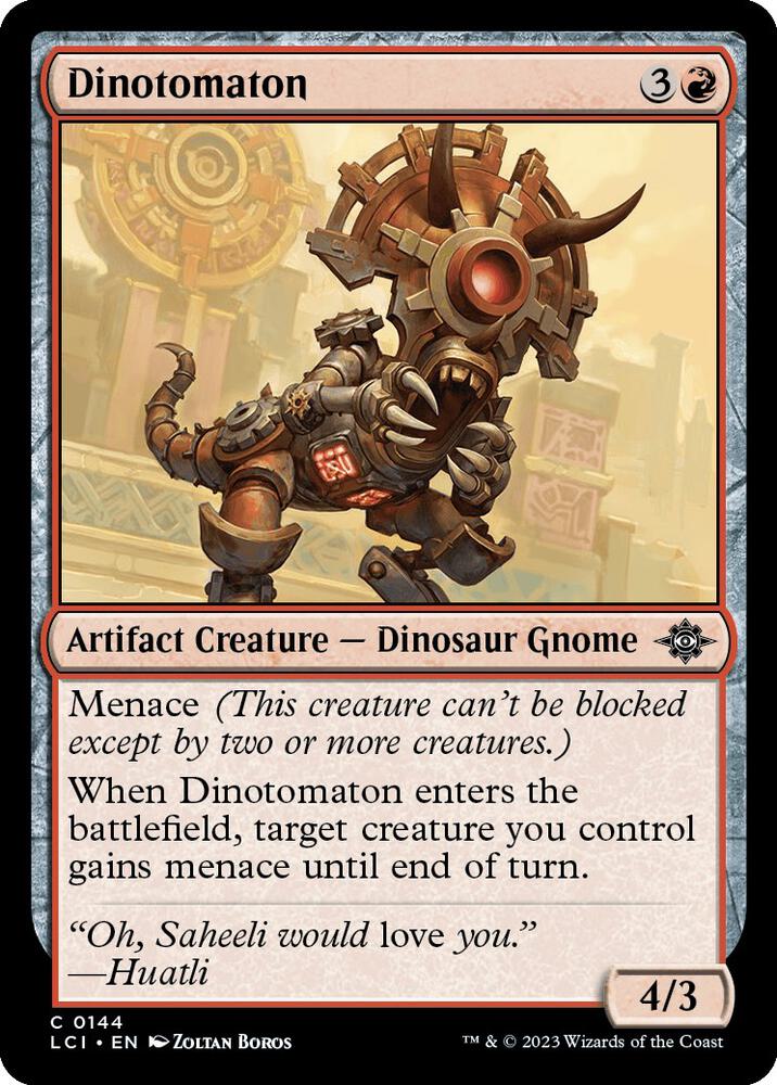 Dinotomaton (144) [The Lost Caverns of Ixalan]