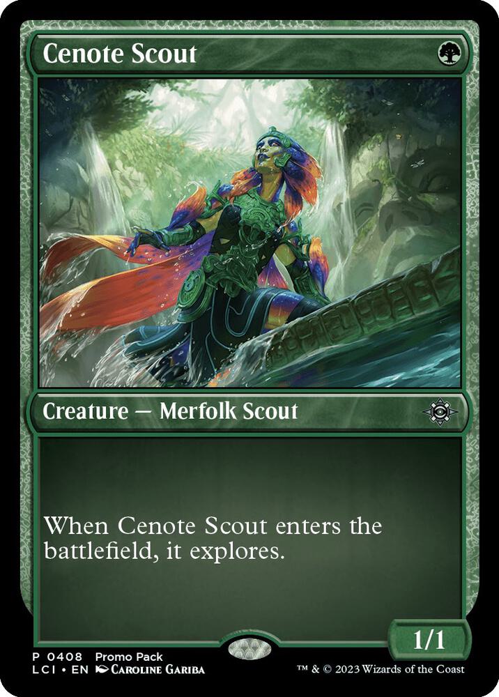 Cenote Scout (408) [The Lost Caverns of Ixalan Promos]