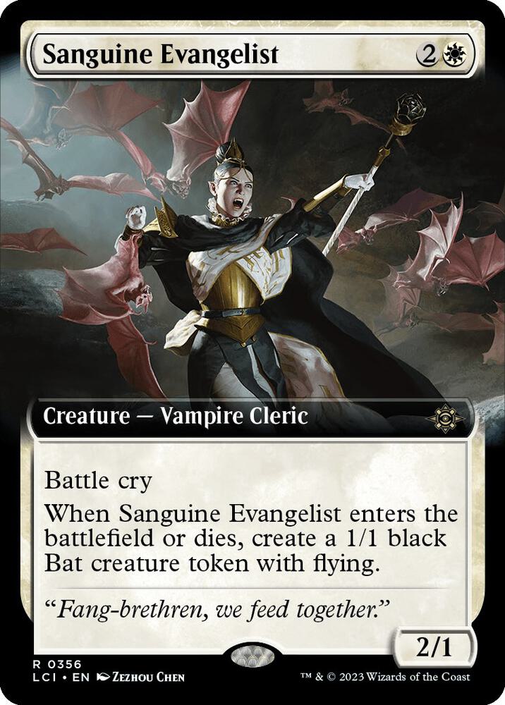Sanguine Evangelist (Extended Art) (356) [The Lost Caverns of Ixalan] [Extended Art]