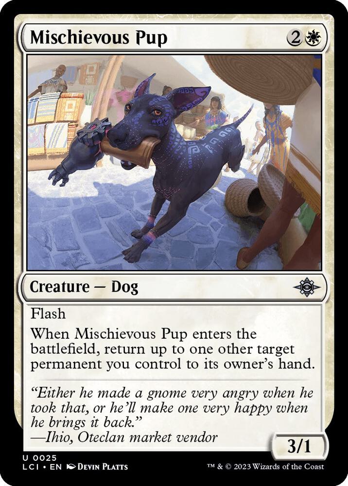 Mischievous Pup (25) [The Lost Caverns of Ixalan]