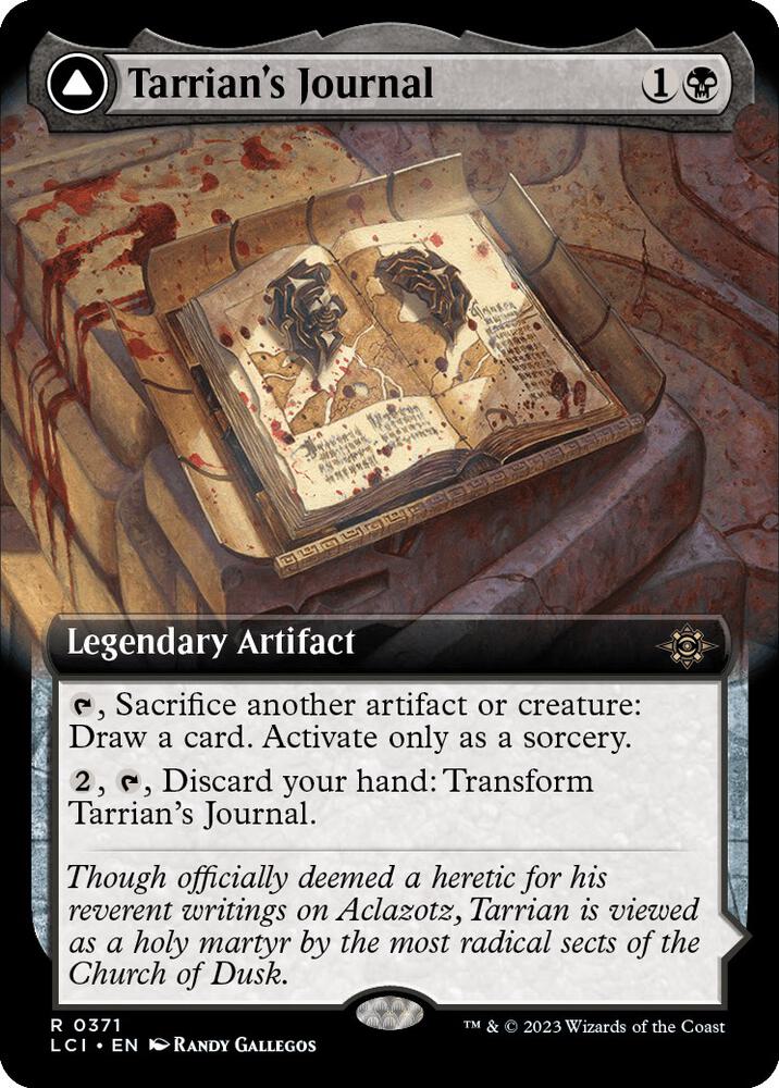 Tarrian's Journal (Extended Art) (371) [The Lost Caverns of Ixalan] [Extended Art]