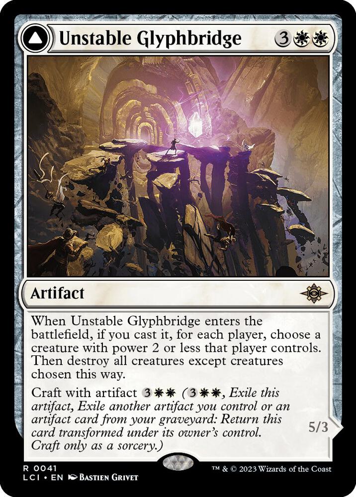Unstable Glyphbridge (41) [The Lost Caverns of Ixalan]