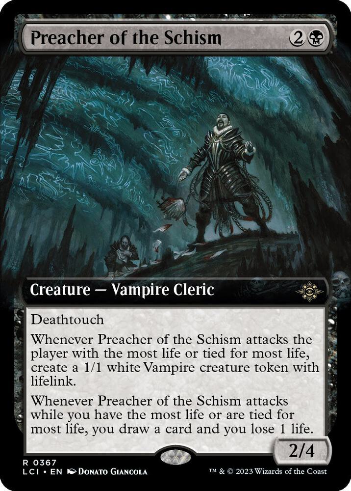 Preacher of the Schism (Extended Art) (367) [The Lost Caverns of Ixalan] [Extended Art]
