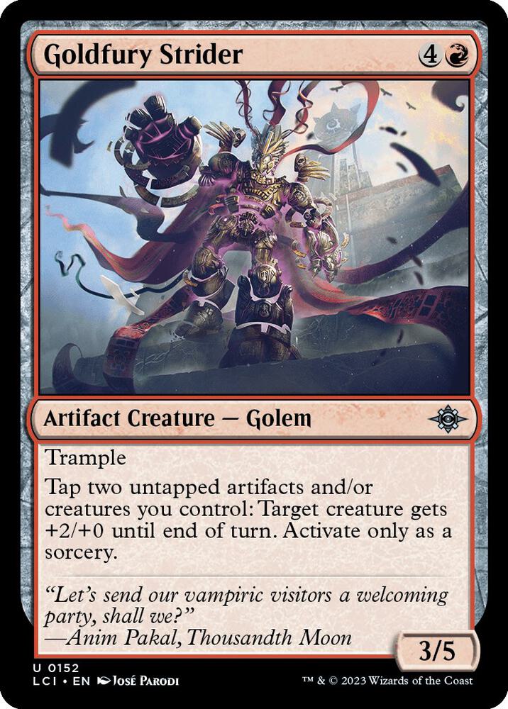 Goldfury Strider (152) [The Lost Caverns of Ixalan]
