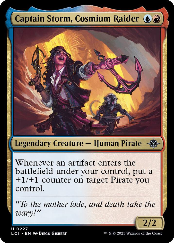 Captain Storm, Cosmium Raider (227) [The Lost Caverns of Ixalan]