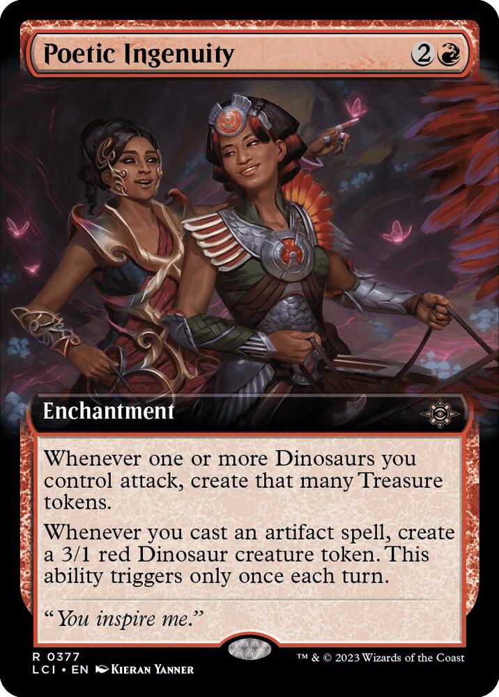 Poetic Ingenuity (Extended Art) (377) [The Lost Caverns of Ixalan] [Extended Art]