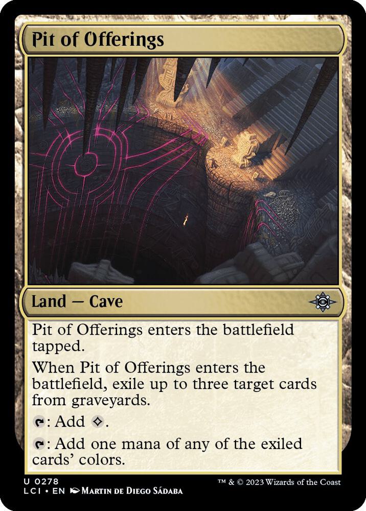 Pit of Offerings (278) [The Lost Caverns of Ixalan]