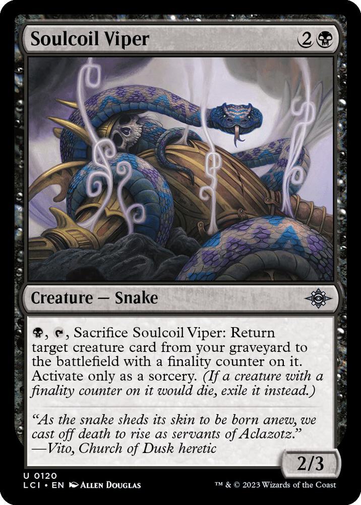Soulcoil Viper (120) [The Lost Caverns of Ixalan]