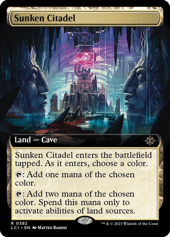 Sunken Citadel (Extended Art) (392) [The Lost Caverns of Ixalan] [Extended Art]