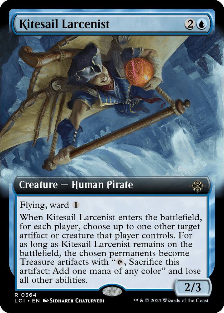 Kitesail Larcenist (Extended Art) (364) [The Lost Caverns of Ixalan] [Extended Art]