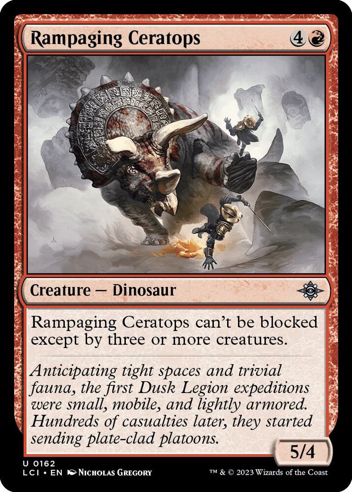 Rampaging Ceratops (162) [The Lost Caverns of Ixalan]