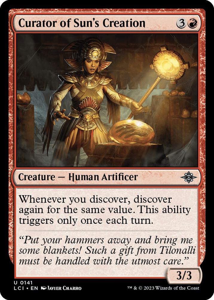 Curator of Sun's Creation (141) [The Lost Caverns of Ixalan]