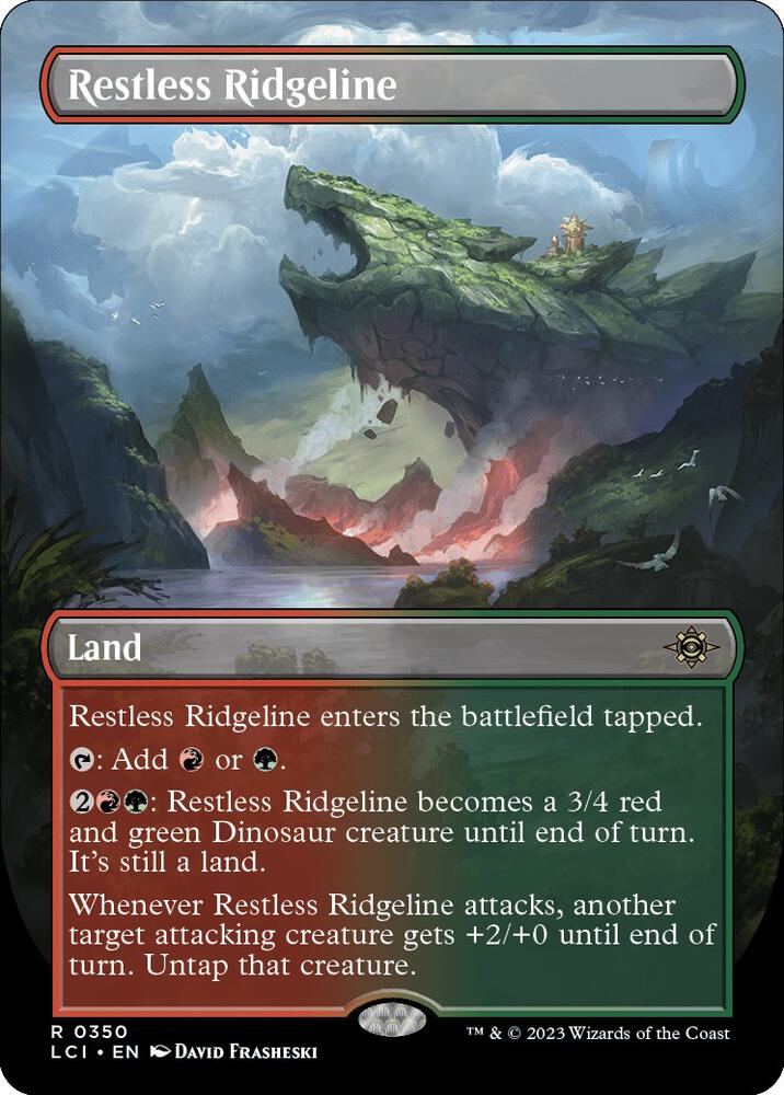 Restless Ridgeline (Borderless) (350) [The Lost Caverns of Ixalan] [Borderless]