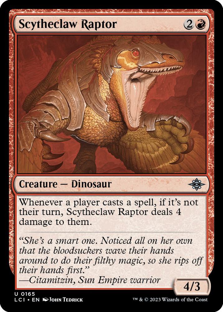 Scytheclaw Raptor (165) [The Lost Caverns of Ixalan]