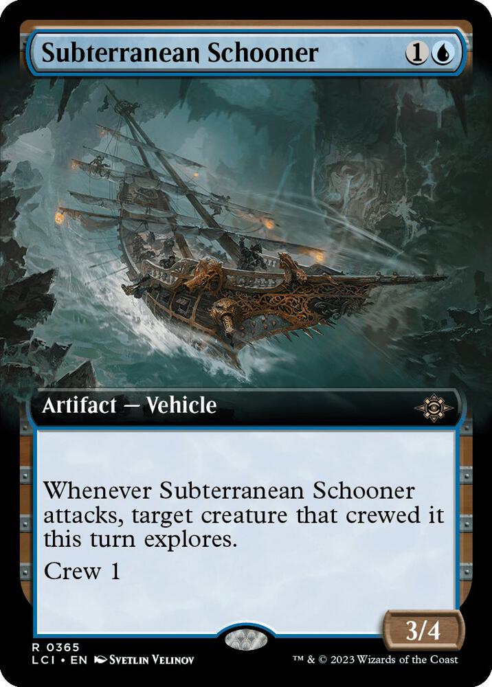 Subterranean Schooner (Extended Art) (365) [The Lost Caverns of Ixalan] [Extended Art]