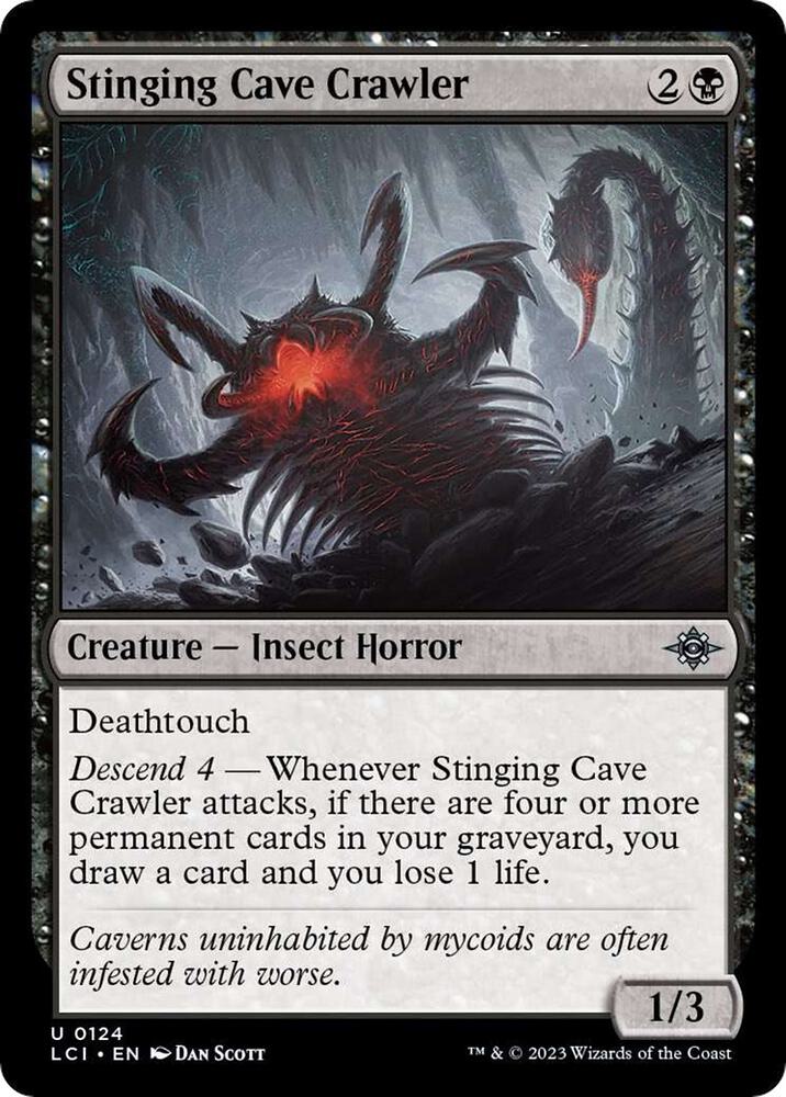 Stinging Cave Crawler (124) [The Lost Caverns of Ixalan]
