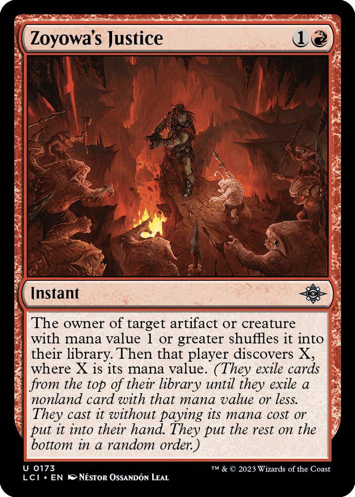 Zoyowa's Justice (173) [The Lost Caverns of Ixalan]