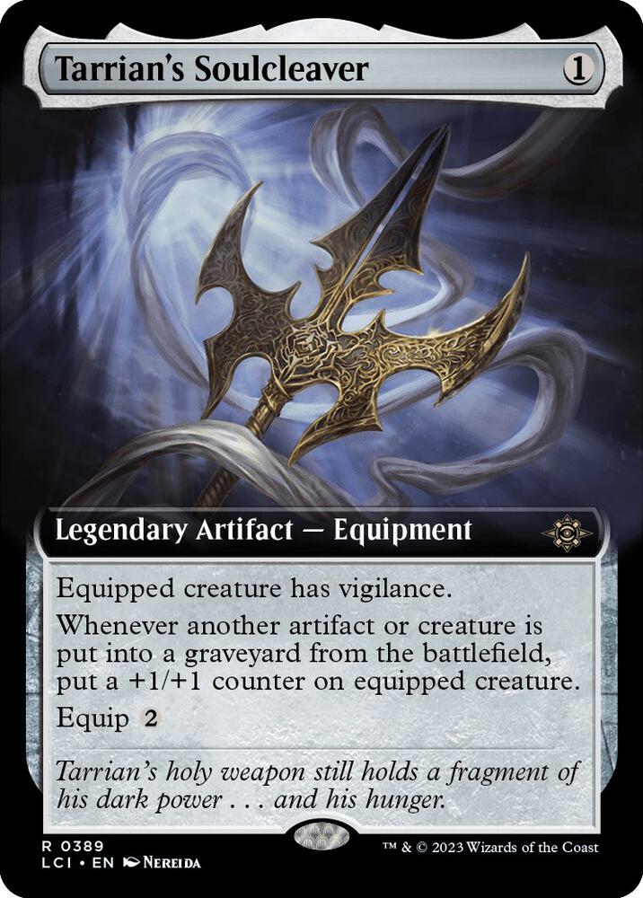 Tarrian's Soulcleaver (Extended Art) (389) [The Lost Caverns of Ixalan] [Extended Art]