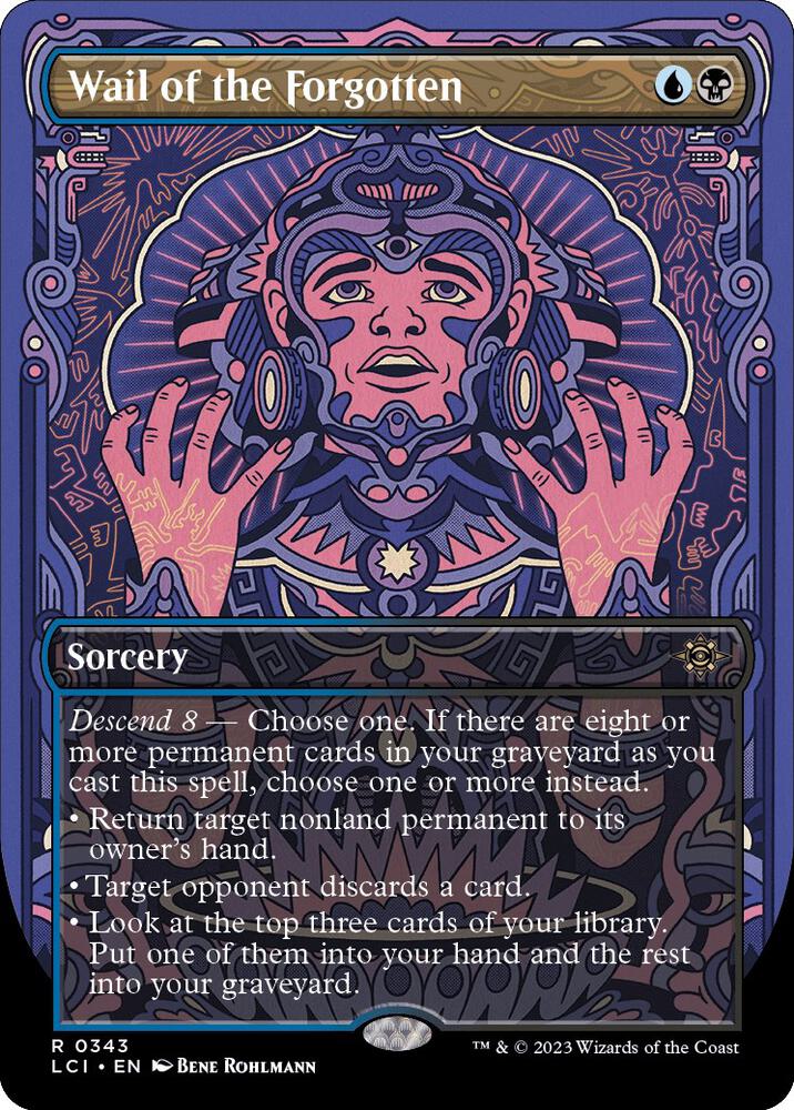 Wail of the Forgotten (Borderless) (343) [The Lost Caverns of Ixalan] [Borderless]