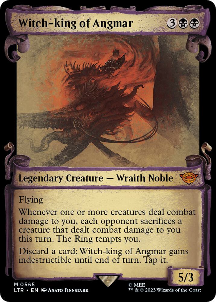 Witch-king of Angmar (Showcase Scrolls) (565) [The Lord of the Rings: Tales of Middle-earth] [Showcase]