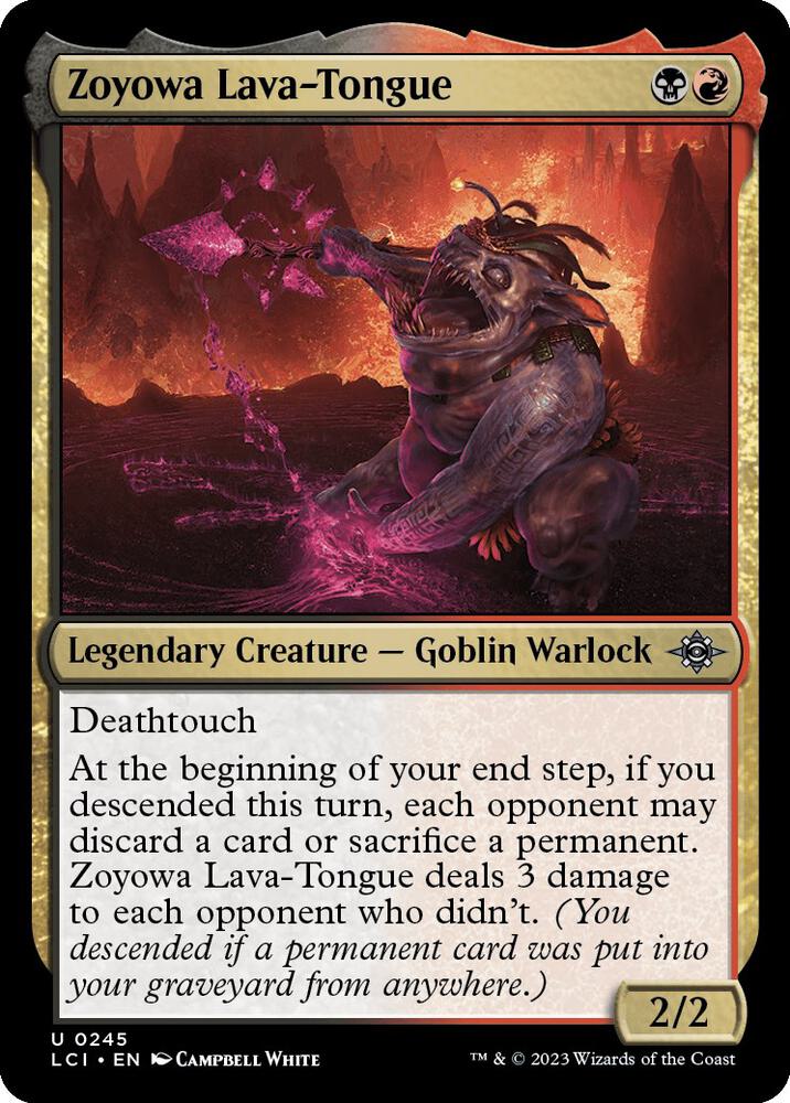 Zoyowa Lava-Tongue (245) [The Lost Caverns of Ixalan]
