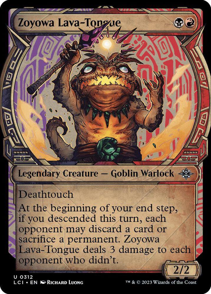 Zoyowa Lava-Tongue (Showcase) (312) [The Lost Caverns of Ixalan] [Showcase]