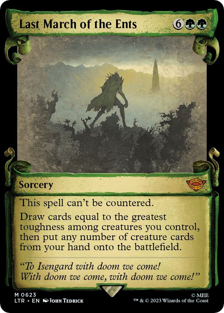 Last March of the Ents (Showcase Scrolls) (623) [The Lord of the Rings: Tales of Middle-earth] [Showcase]