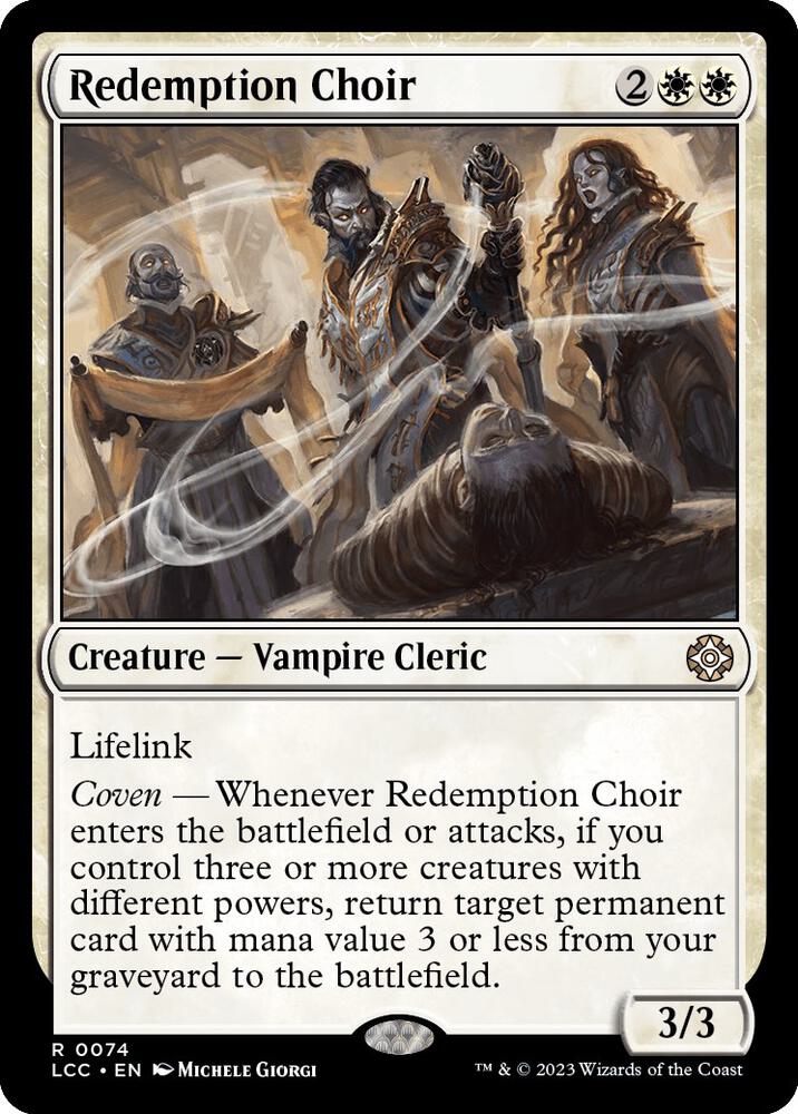 Redemption Choir (74) [The Lost Caverns of Ixalan Commander]
