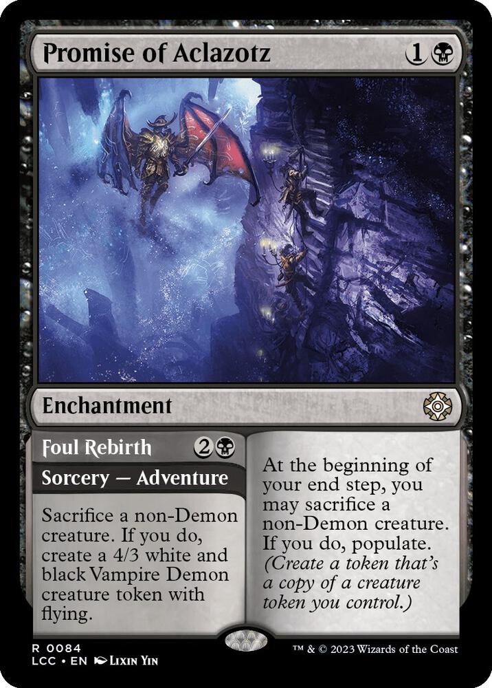Promise of Aclazotz (84) [The Lost Caverns of Ixalan Commander]