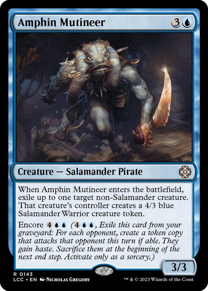 Amphin Mutineer (143) [The Lost Caverns of Ixalan Commander]