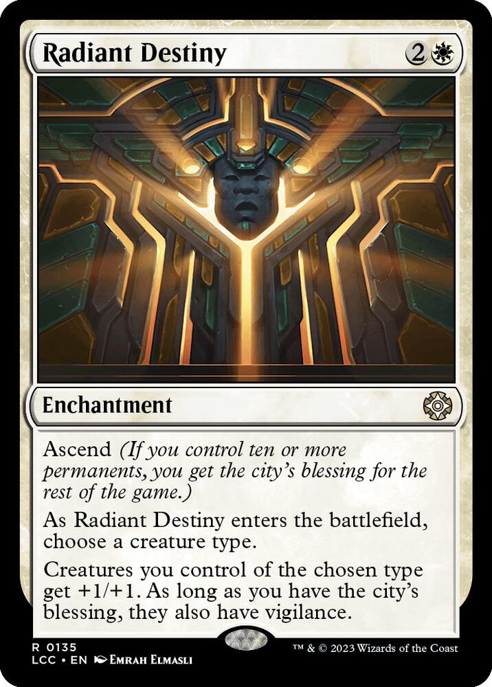 Radiant Destiny (135) [The Lost Caverns of Ixalan Commander]