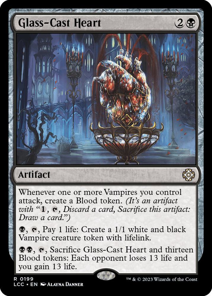 Glass-Cast Heart (199) [The Lost Caverns of Ixalan Commander]