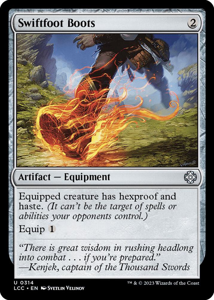 Swiftfoot Boots (314) [The Lost Caverns of Ixalan Commander]