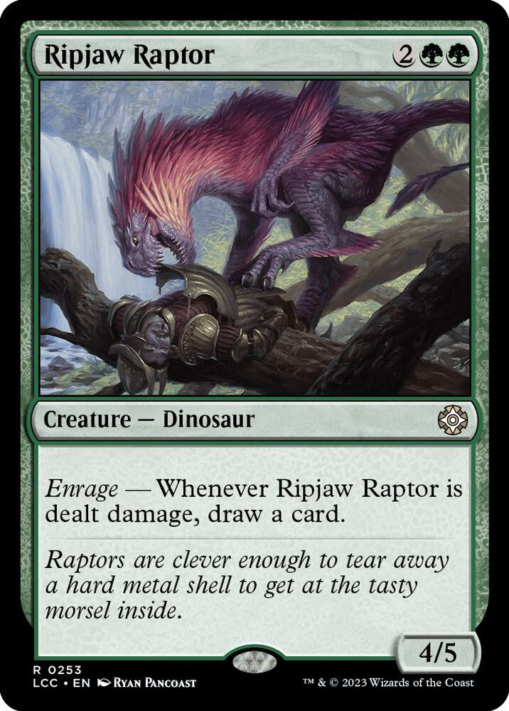Ripjaw Raptor (253) [The Lost Caverns of Ixalan Commander]