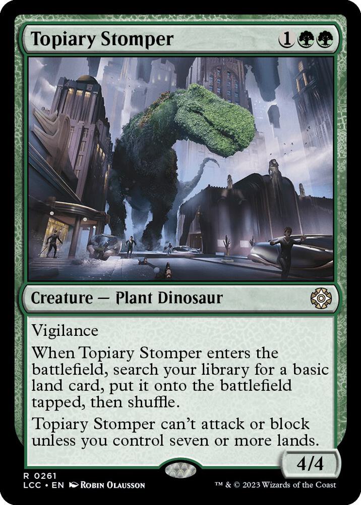 Topiary Stomper (261) [The Lost Caverns of Ixalan Commander]