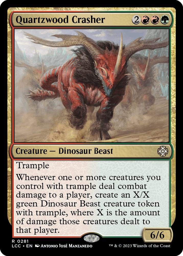 Quartzwood Crasher (281) [The Lost Caverns of Ixalan Commander]